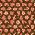 Peppermint Candy Gingerbread Cookies on Brown Image