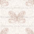 Vintage Botanical Butterfly Elegant Floral in Warm Cream & Beige Image