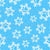 Paw Print Snowstorm on Blue Image