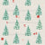Sand Hunter Green Red and White Vintage Christmas Trees in Snow Image