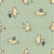 Classic Pooh Pinstripes in Sage Green Image