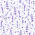 Lavender flowers and purple splashes watercolor seamless pattern on white background. Print for textile, wallpaper, wrapping paper. Image