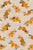 Autumn Floral Clusters in Mustard Yellow and Beige Image