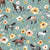 Horses and Flowers on Country Blue Image