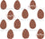 Dinosaur Eggs in Dusty Pink and White Image