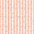 Classic Ticking Stripes in Peach Orange Elevated with Modern Tossed Hearts Image