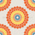 Radiant Aegean Summer Polka Dot Mandala Image