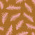 Flying ferns - ochre and pink Image