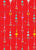 Mid-century Retro Christmas Decoration Stripe Red Image