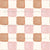 Retro  boho hand-painted checks - cream - pink - brown Image