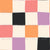 Classic Checkers Checkerboard for Halloween in Bone, Hot Pink, Lilac, Orange and Black Image