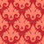 Pretty In Paris - Coral Damask on Red Image