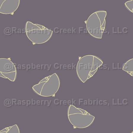 Poppy collection: simple poopy repeat on a darker purple background ...