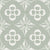 Large salt green seaside geometric stars with circles in circles art deco style. Understated elegance with ornamental charm. The muted, elegant color palette lends a timeless and refined appearance. For modern interiors, textiles and wallpapers. Image