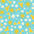 Yellow Polkadot Bikinis on Aqua Blue Image