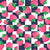 Strawberries on Navy and White Checkers Image