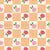 Checkered Roses in Orange and Pink, part of the Minimalist Roses Collection Image