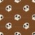 Friendly Skeleton Skull Faces Brown Image