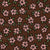 Tossed Desert 4 O'Clock Flowers in Chocolate Brown and Dusty Pink- Utah Collection Image