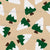 Snow capped green trees Christmas gold checkerboard. Dense tossed subtle christmas fir spruce forest.  Perfect for Quilting, Home Décor, or fun pieces of clothing. Fits Christmas, cabin, wood, hunting, nature, outdoor themes. Image