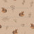 Baby Deer with Sprigs on Mocha Image