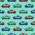 Colorful Toy Cars, Pixelated Video Game Cars, Green Blue Image