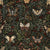 Autumn Forest Finds - Woodland moth on dark green Image