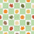 Pumpkin Patch Check - Mint Green and White Image