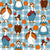 Silly Goose Thanksgiving Blue Image
