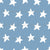 Hand-Drawn White Stars on Light Blue Image