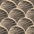 Striped circles on golden background Image