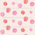 Polka dots simple pink and red hand drawn Image