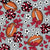 Footballs and Cheer Bows in Dark Red Silver and Black Image