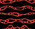 Poison Dart Frog Stripes Red and Black Image