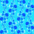 Blue Flowers, Floral Pattern, Boho, Retro Pattern Image