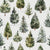 Forest Trees {on Pale Gray} Watercolor Rustic Woods Image