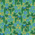 Dala Horse Folk Art Floral in Green Image