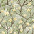 Magnolia Garden Tapestry with Swans Image