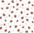 Dinosaur Days Footprints in Light Dusty Pink and White Image