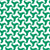 Houndstooth Pattern, Triskelion, Green and White Image