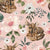 Vintage Spring Baby Deer on Pink Image