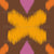 orange Ikat crosses on brown Image