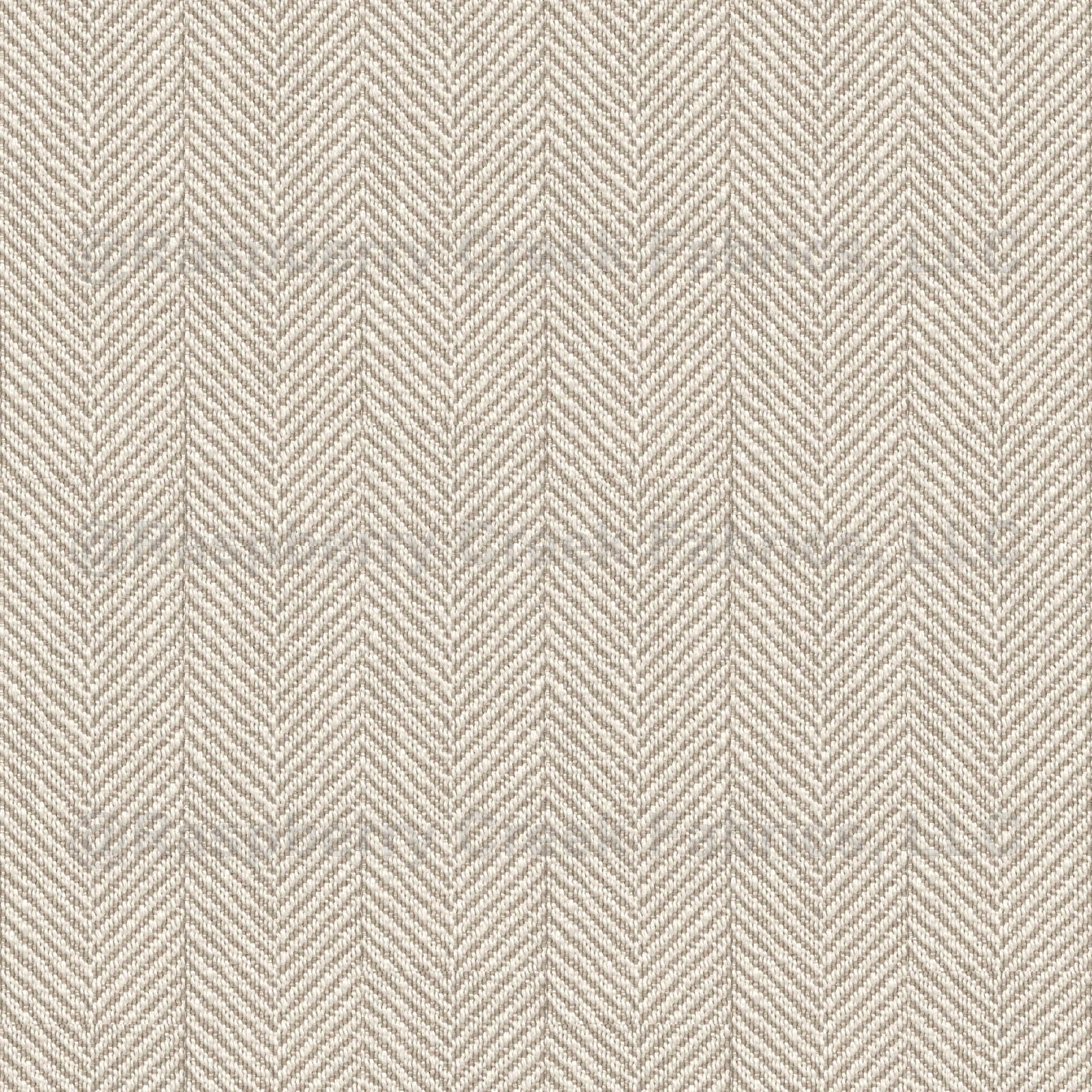 Classic Chevron Stripe in Warm Beige and Ivory with Woven Linen Texture Wallpaper