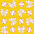 Baseballs and Bows Yellow Image