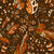 Orange Retro Maximalist Floral Pattern Image