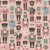 Christmas Nutcrackers in Pink, Blue, Brown, and Green Image