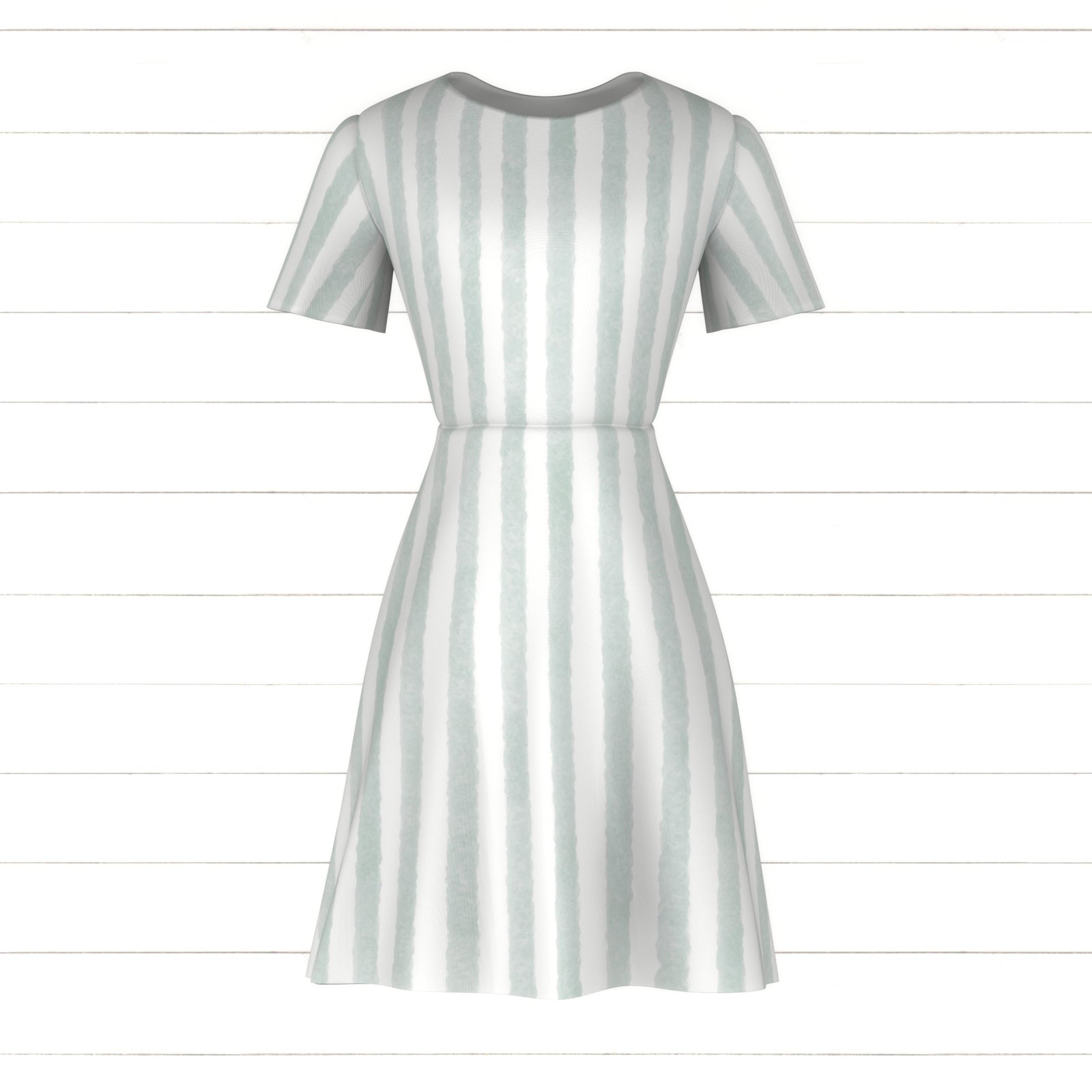 Seersucker, watercolor stripe, light green, sea foam green, spring, summer, white, boys, girls, kids, coastal, home decor, seafoam green stripes
