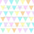 Birthday Banners in Rainbow Pastel Image