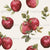 Watercolor Apple Orchard on Cream Image