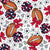 Football Cheer Bows PomPoms New England Patriots Navy Red Silver Image